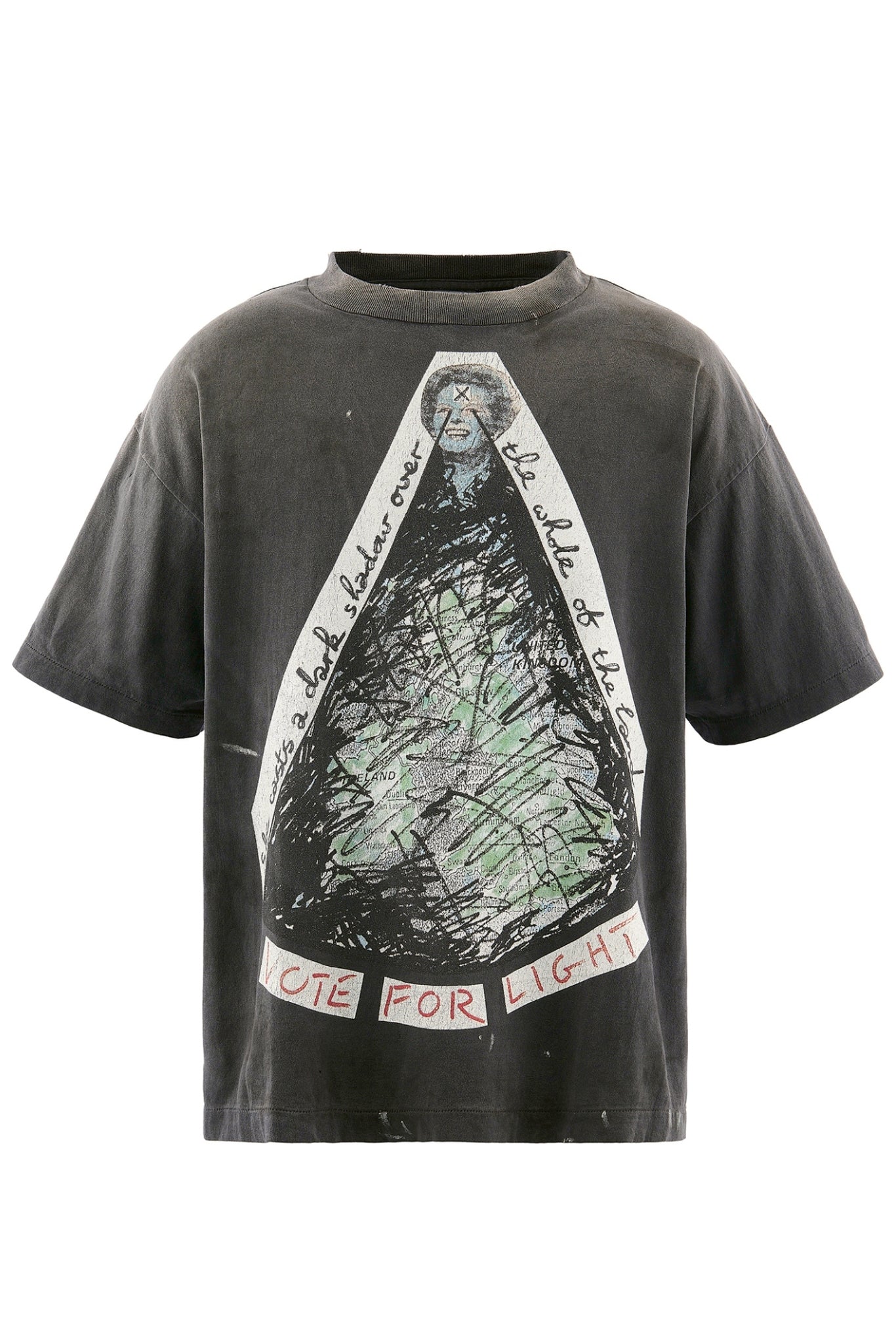 JR_SS T-SHIRT/VOTE F LIGHT / BLK