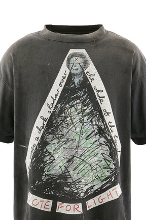 JR_SS T-SHIRT/VOTE F LIGHT / BLK