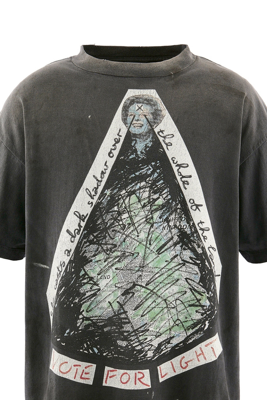 JR_SS T-SHIRT/VOTE F LIGHT / BLK
