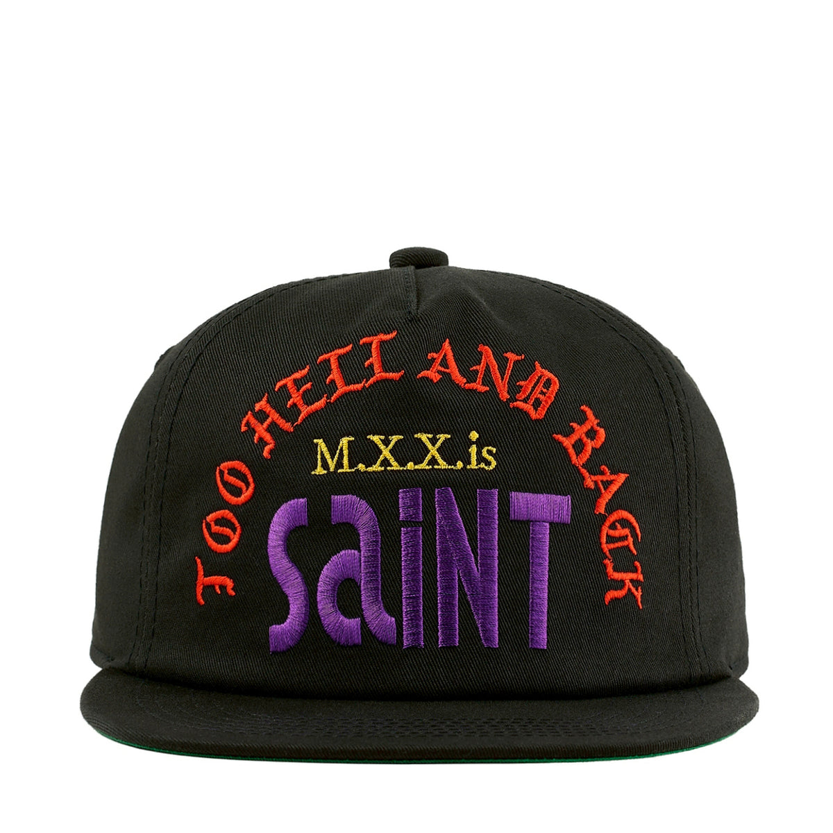 画贊 SAINT Mxxxxxx Saint Michael FW25 Cap/Sinner Shine/Black - Nubian