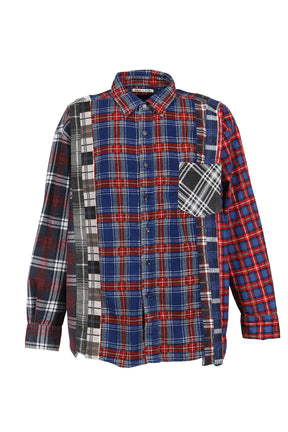 FLANNEL SHIRT -> 7 CUTS WIDE SHIRT / ASSORTED