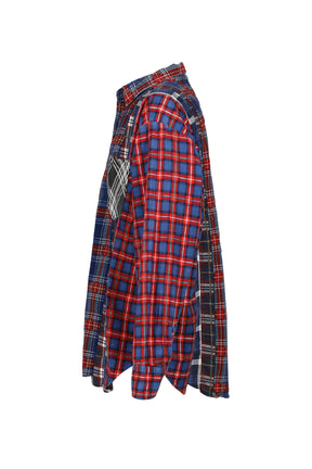 FLANNEL SHIRT -> 7 CUTS WIDE SHIRT / ASSORTED