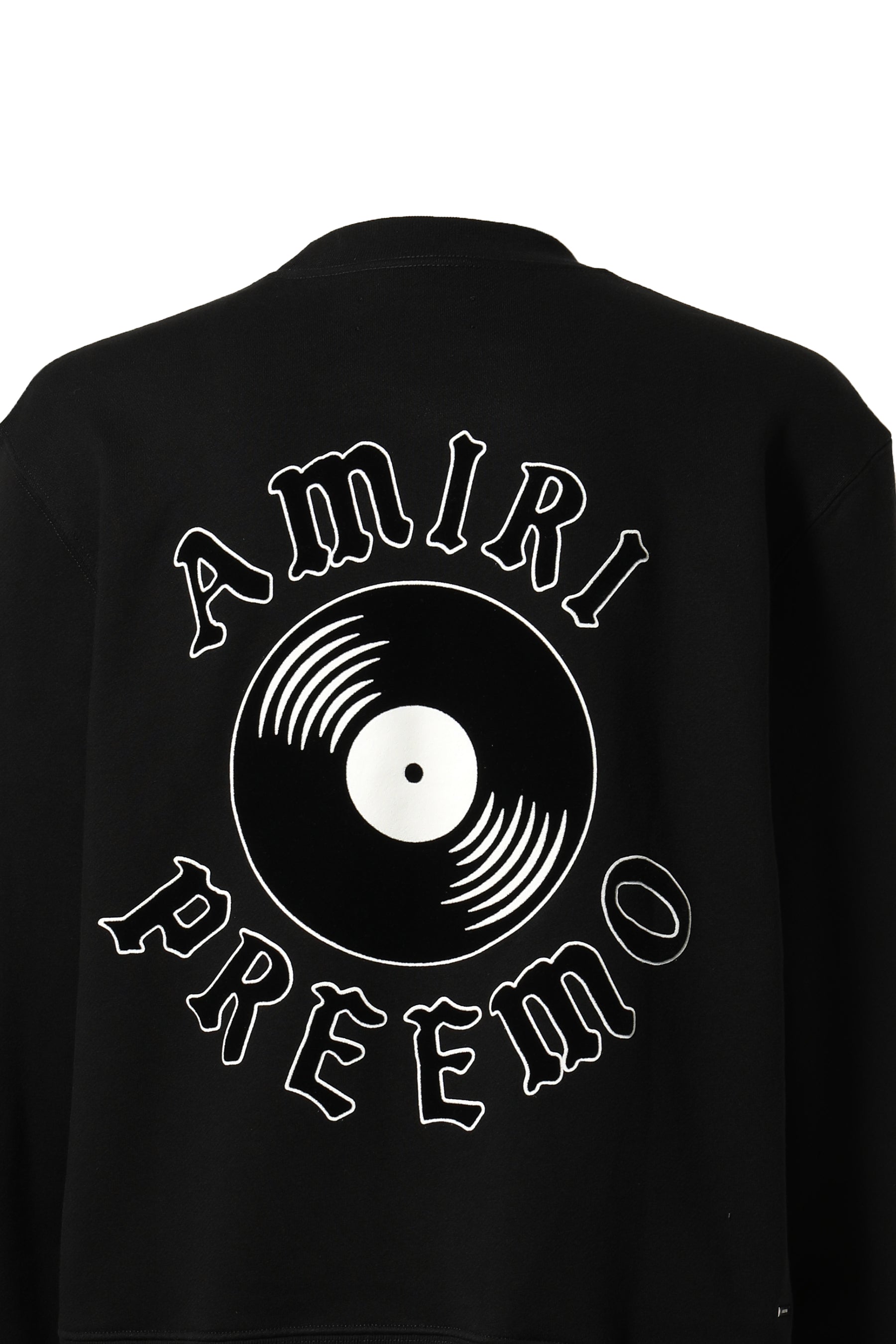 AMIRI FW23 AMIRI PREEMO RECORD CREW / BLK -NUBIAN