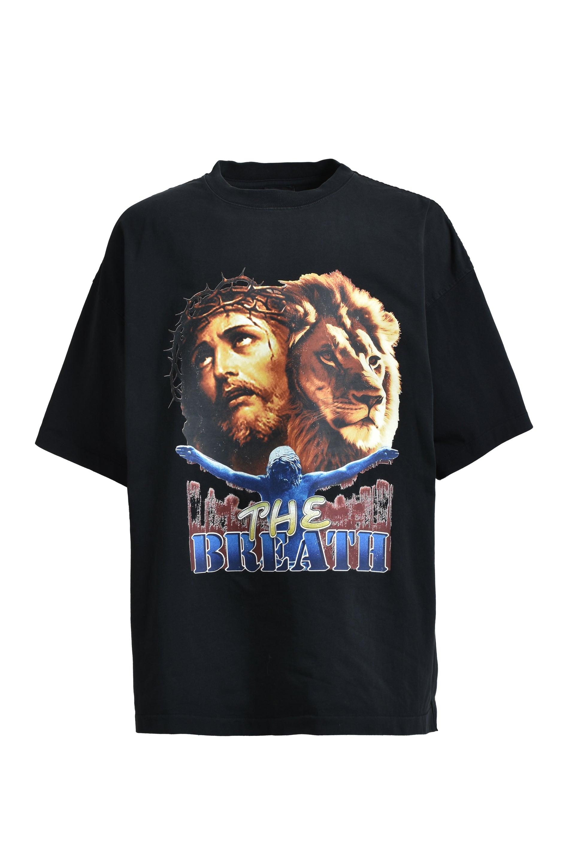 BREATH ZION LOGO TEE / BLK