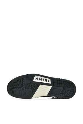 CRYSTAL STUDDED SKEL TOP LOW / BLK