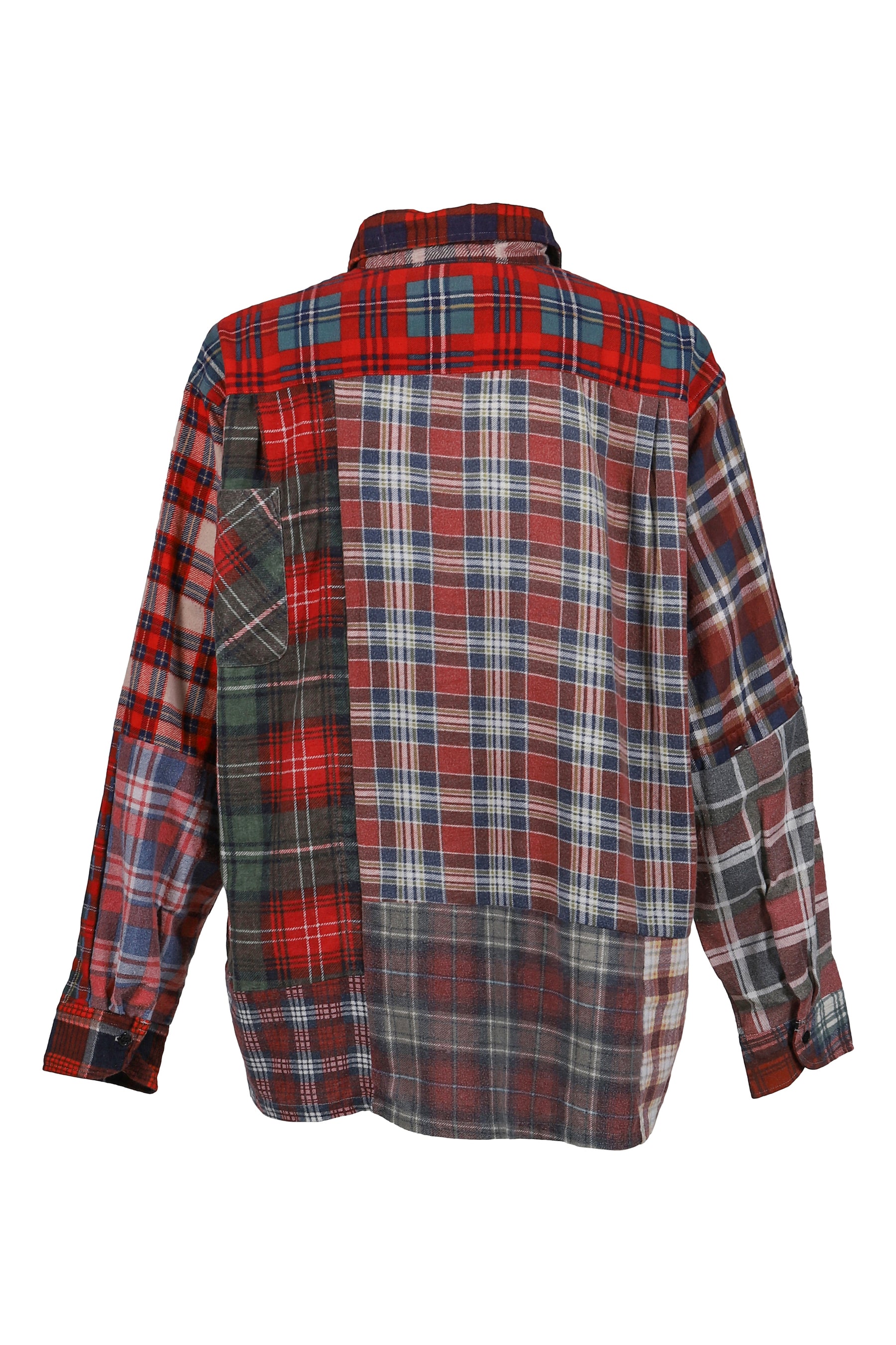 Needles ニードルス FW25FLANNEL SHIRT -> STRAIGHT HEM SHIRT