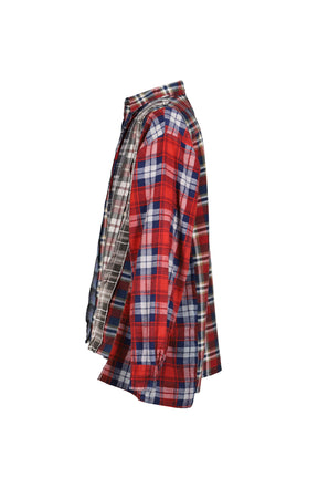 FLANNEL SHIRT -> RIBBON WIDE SHIRT / ASSORTED