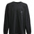 L/S CREW NECK TEE - POLY JERSEY / BLK