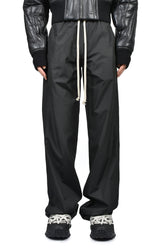 MONCLER + RICK OWENS DRAWSTRING PANTS / BLK