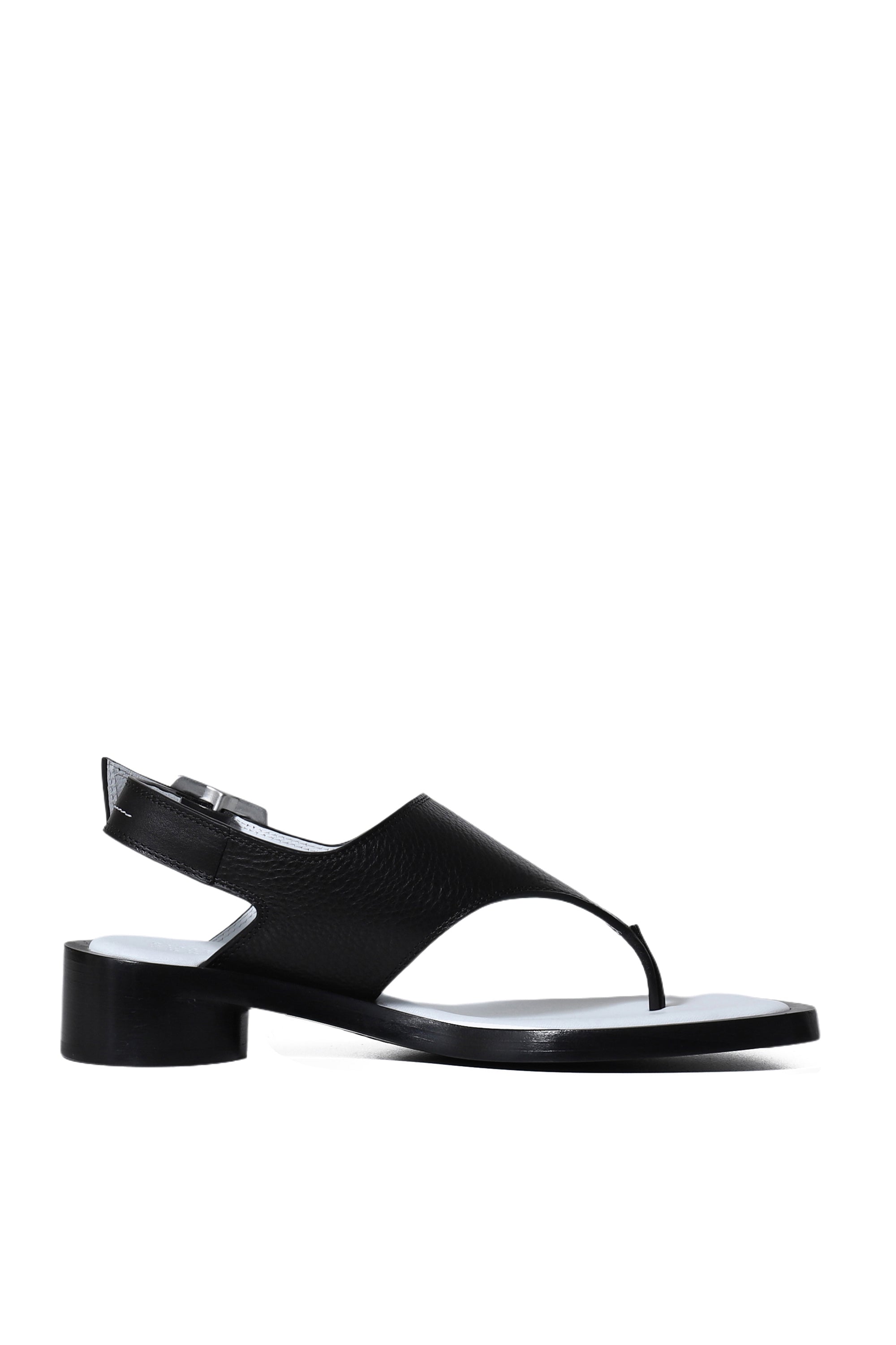 MM6 エムエムシックス SS24 SANDAL / BLK - NUBIAN