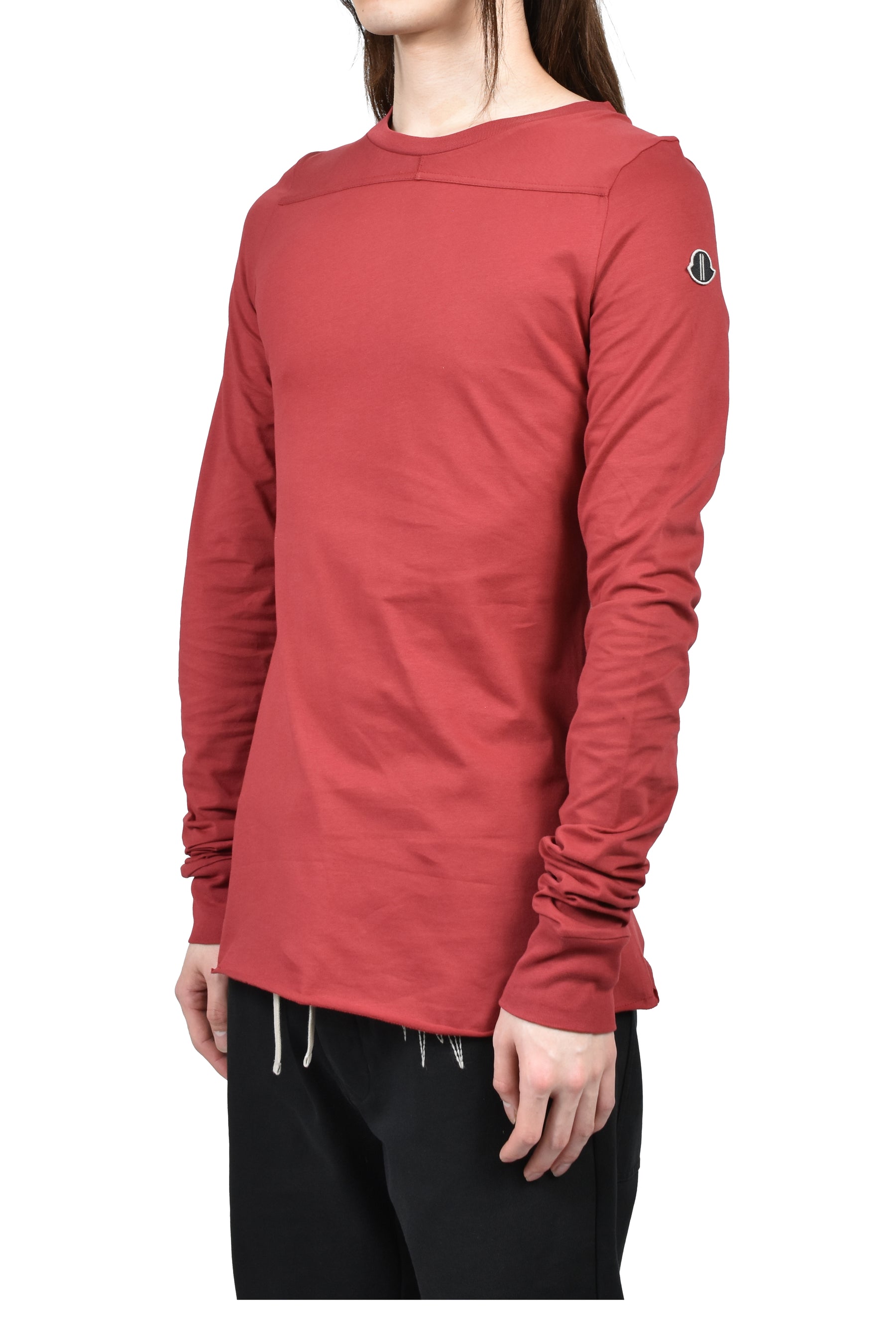 MONCLER + RICK OWENS GIRDER LS T / DUSTY PNK