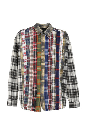 FLANNEL SHIRT -> RIBBON WIDE SHIRT / ASSORTED