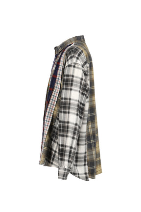 FLANNEL SHIRT -> RIBBON WIDE SHIRT / ASSORTED