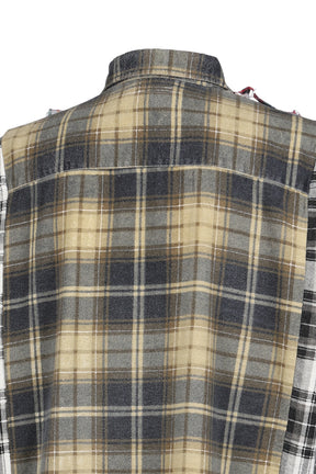FLANNEL SHIRT -> RIBBON WIDE SHIRT / ASSORTED