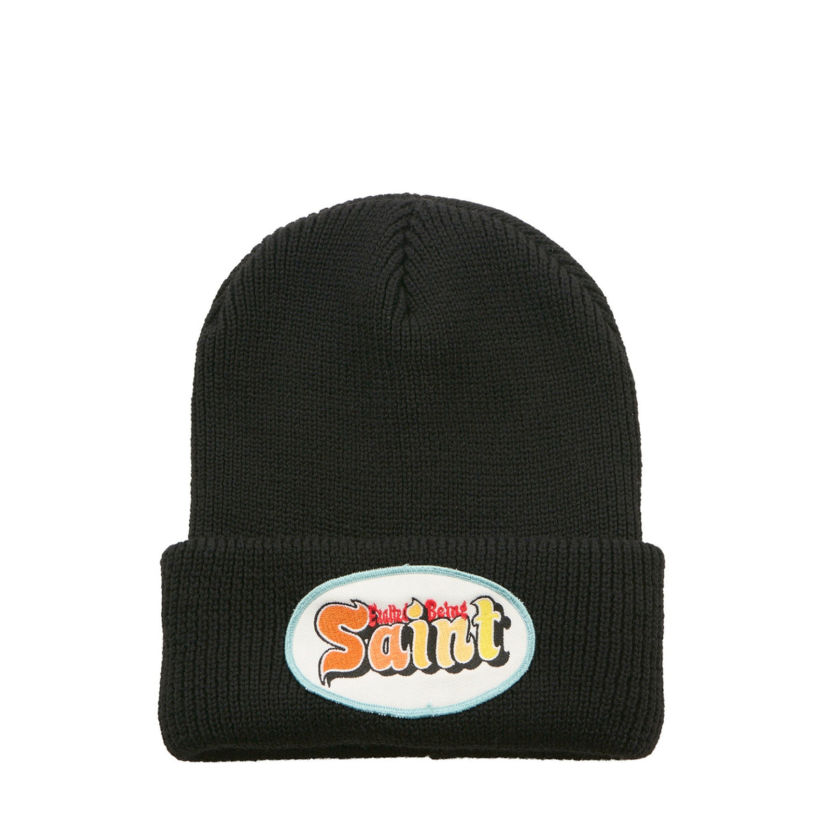 ※限定値下げ※SAINT Mxxxxxx セントマイケル ニット帽 SAINT Mxxxxxx セントマイケル FW25 8th Drop KNIT CAP/SAINT / BLK