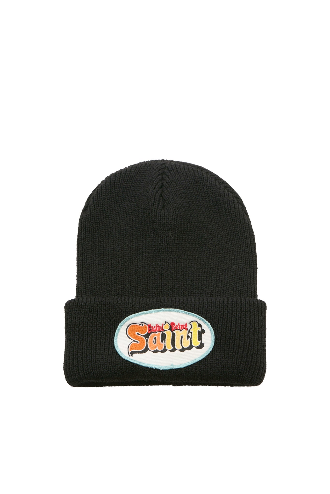 KNIT CAP/SAINT / BLK