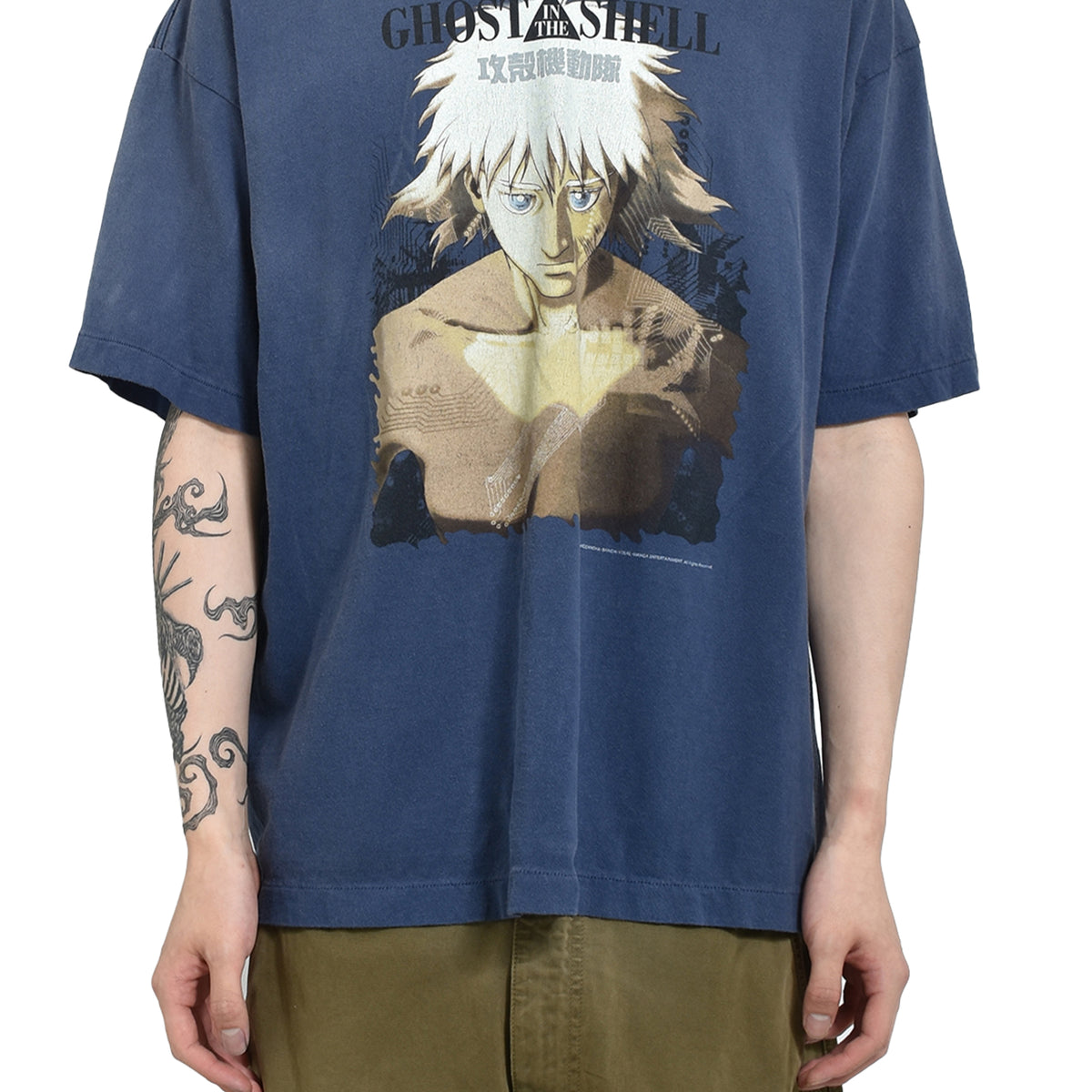 SAINT Mxxxxxx × 攻殻機動隊 SS25 GS_SS TEE/GST IN THE S / NVY - NUBIAN
