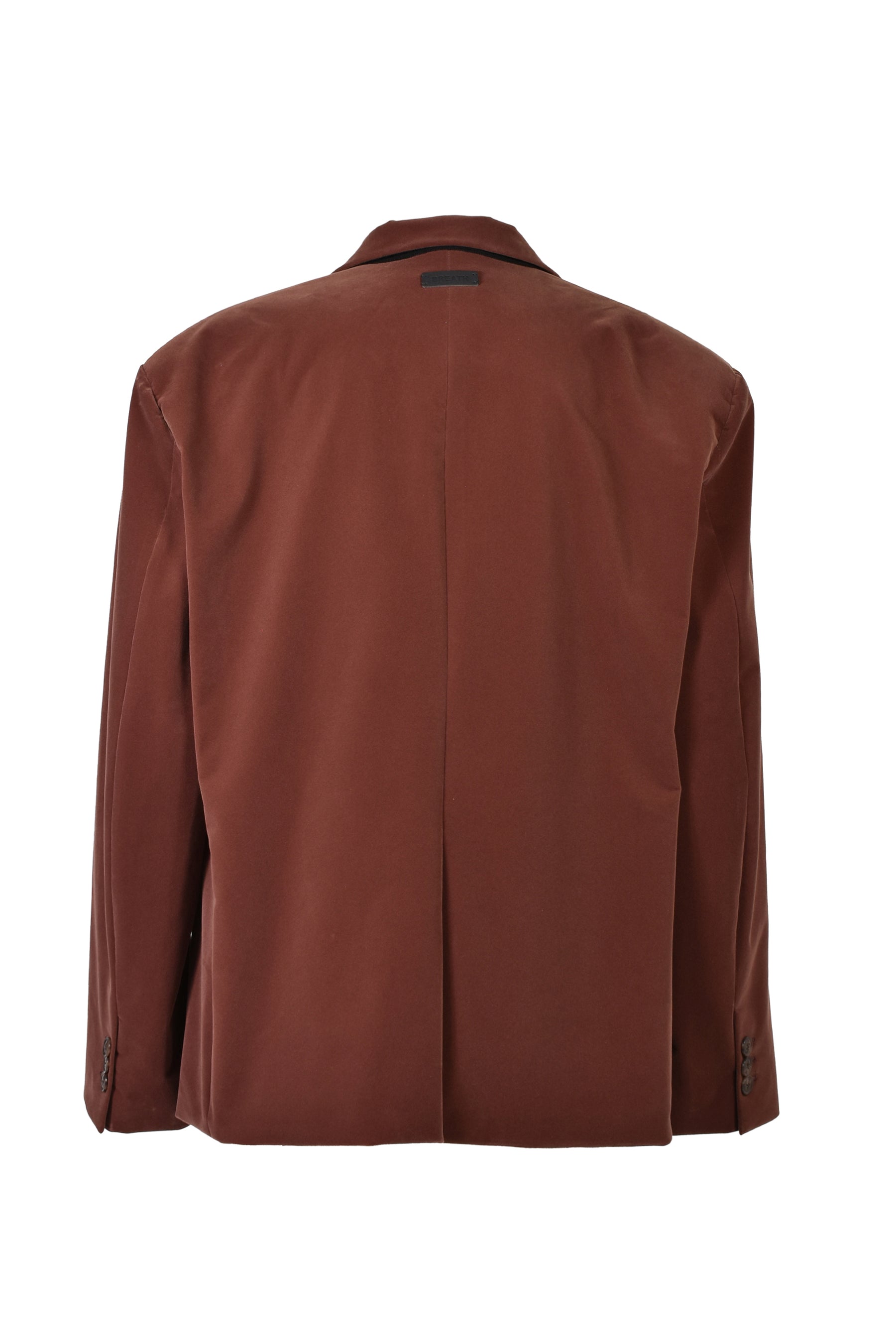 VELVET OVERSIZE DOUBLE JACKET / BRW