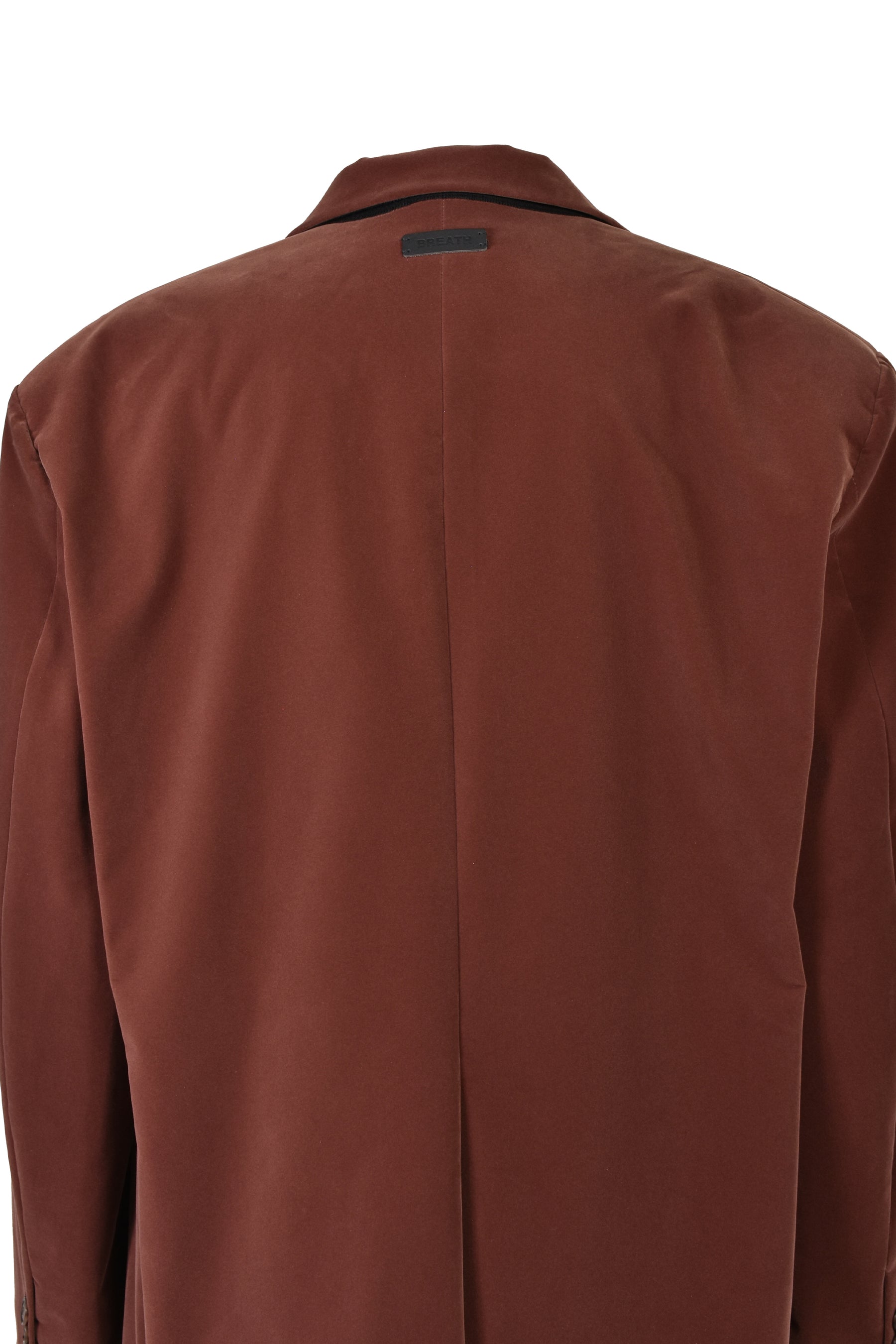 VELVET OVERSIZE DOUBLE JACKET / BRW