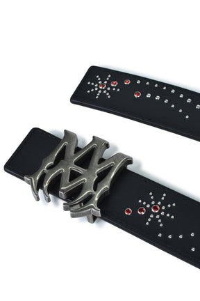 MA STUD 4CM BELT / BLK