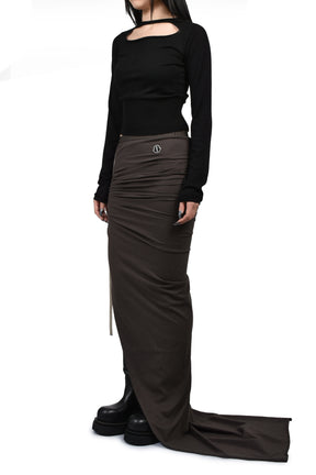 MONCLER + RICK OWENS ADJUSTABLE SKIRT / DUST