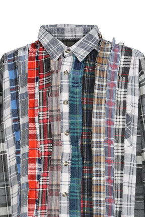 FLANNEL SHIRT -> RIBBON WIDE SHIRT / ASSORTED