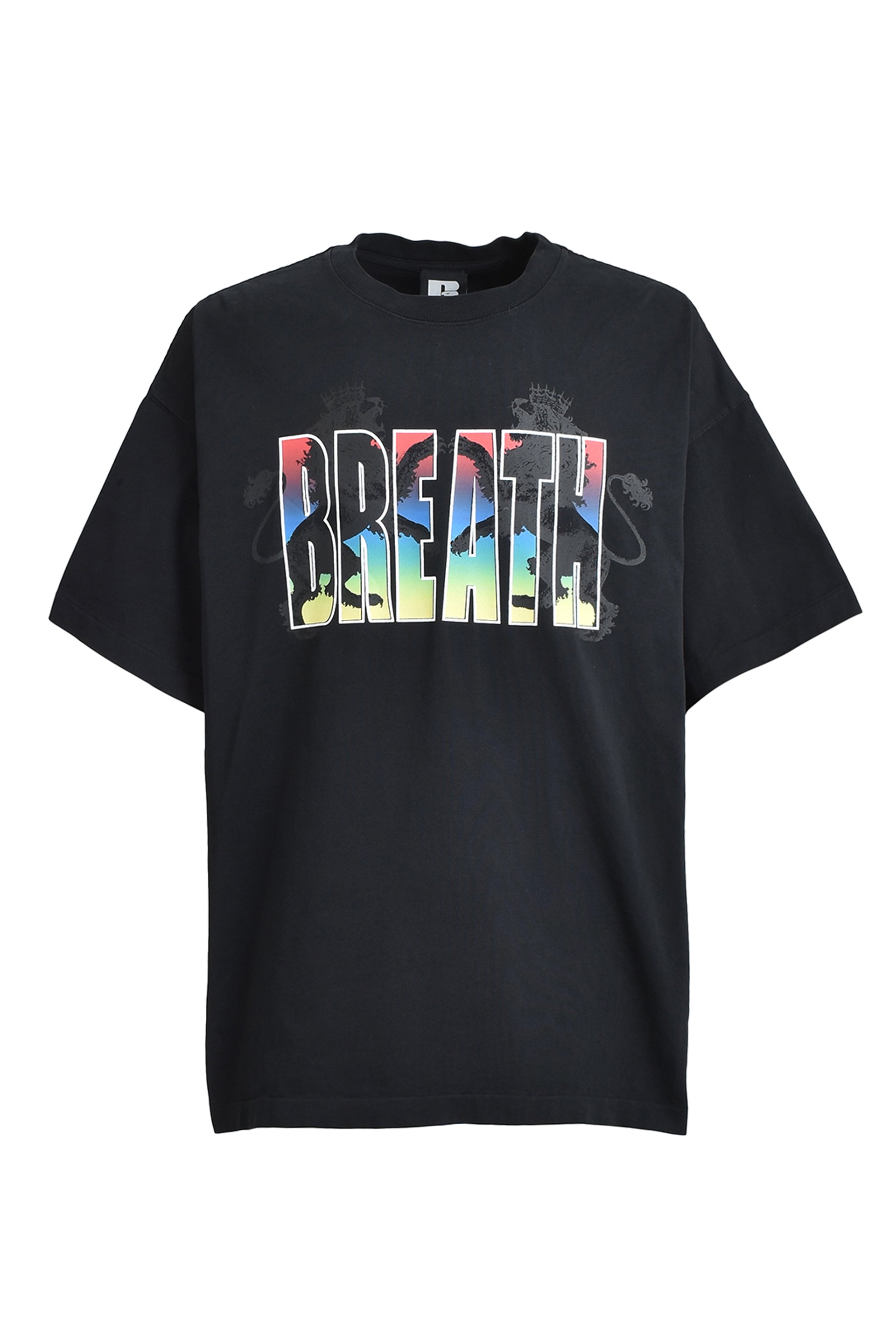 BREATH IRON LION LOGO TEE / BLK