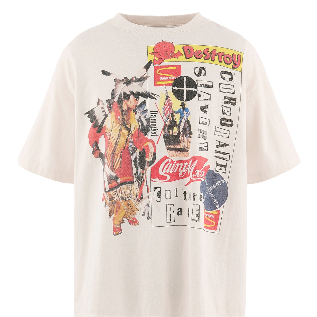 SAINT Mxxxxxx × Jamie Reid Tシャツ XL SAINT Mxxxxxx × Jamie Reid Collaboration JR_SS T-SHIRT/DESTROY