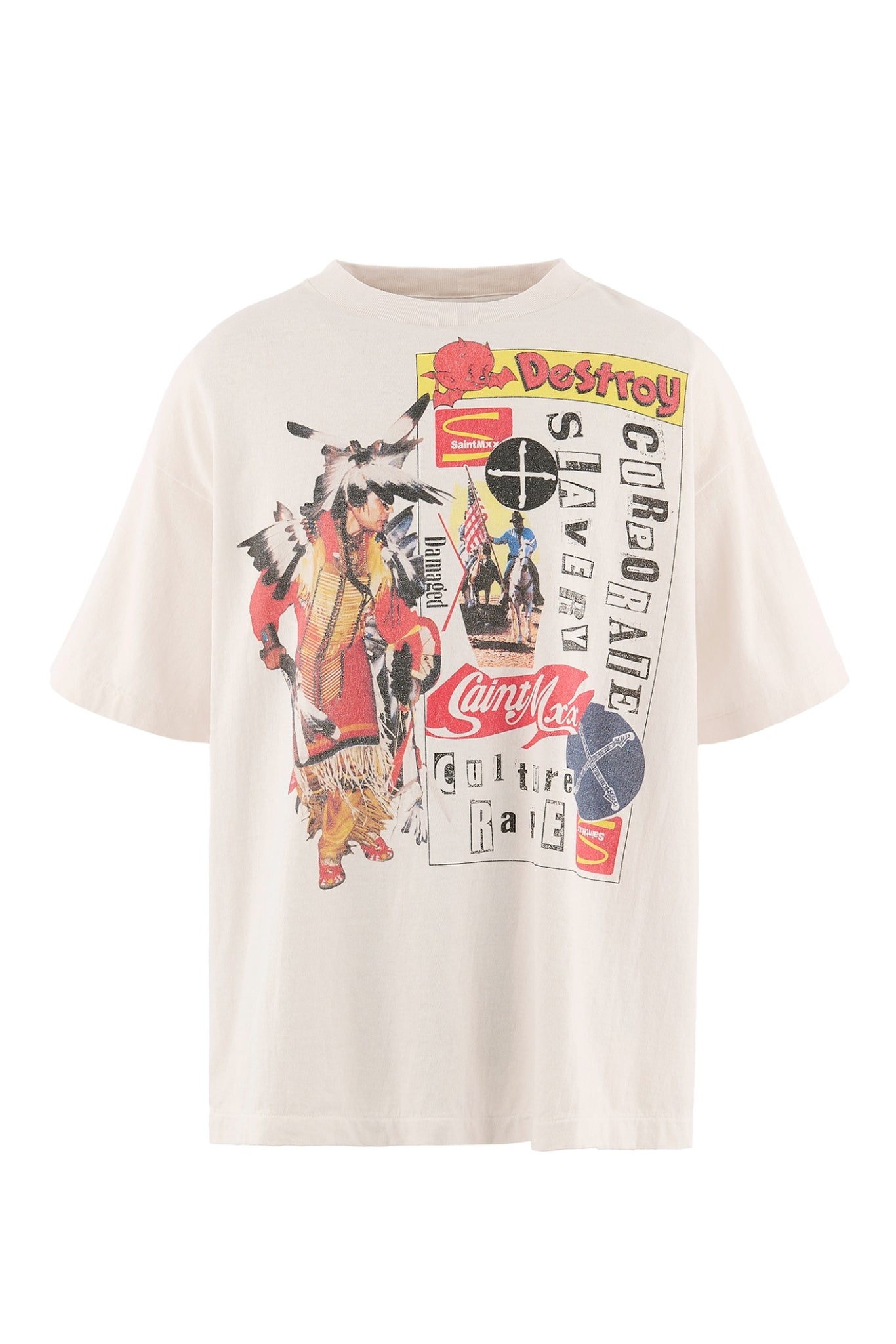 JR_SS T-SHIRT/DESTROY / WHT