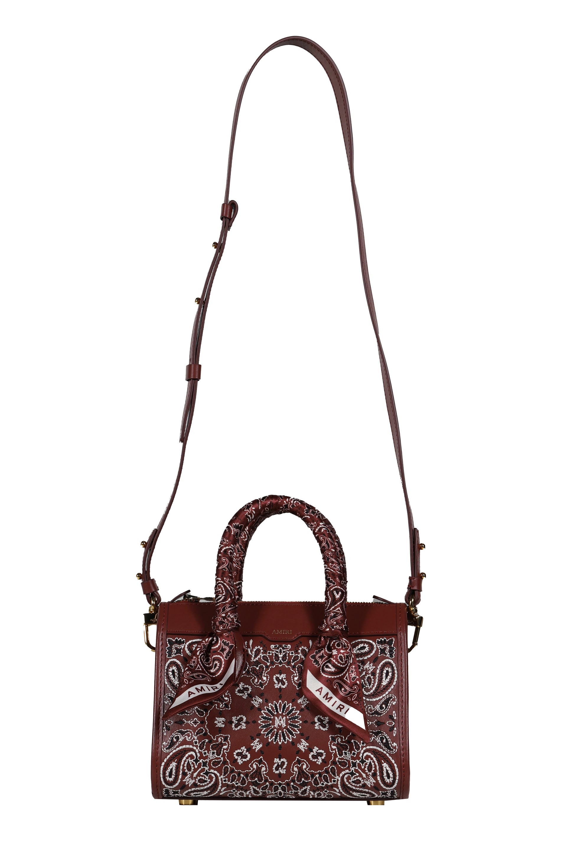 BANDANA MICRO TRIANGLE BAG / DEEP RED 