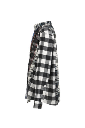 FLANNEL SHIRT -> RIBBON WIDE SHIRT / ASSORTED