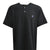 S/S HENLEY NECK TEE - POLY JERSEY / BLK