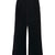 VELVET TUCK WIDE SLACKS / BLK