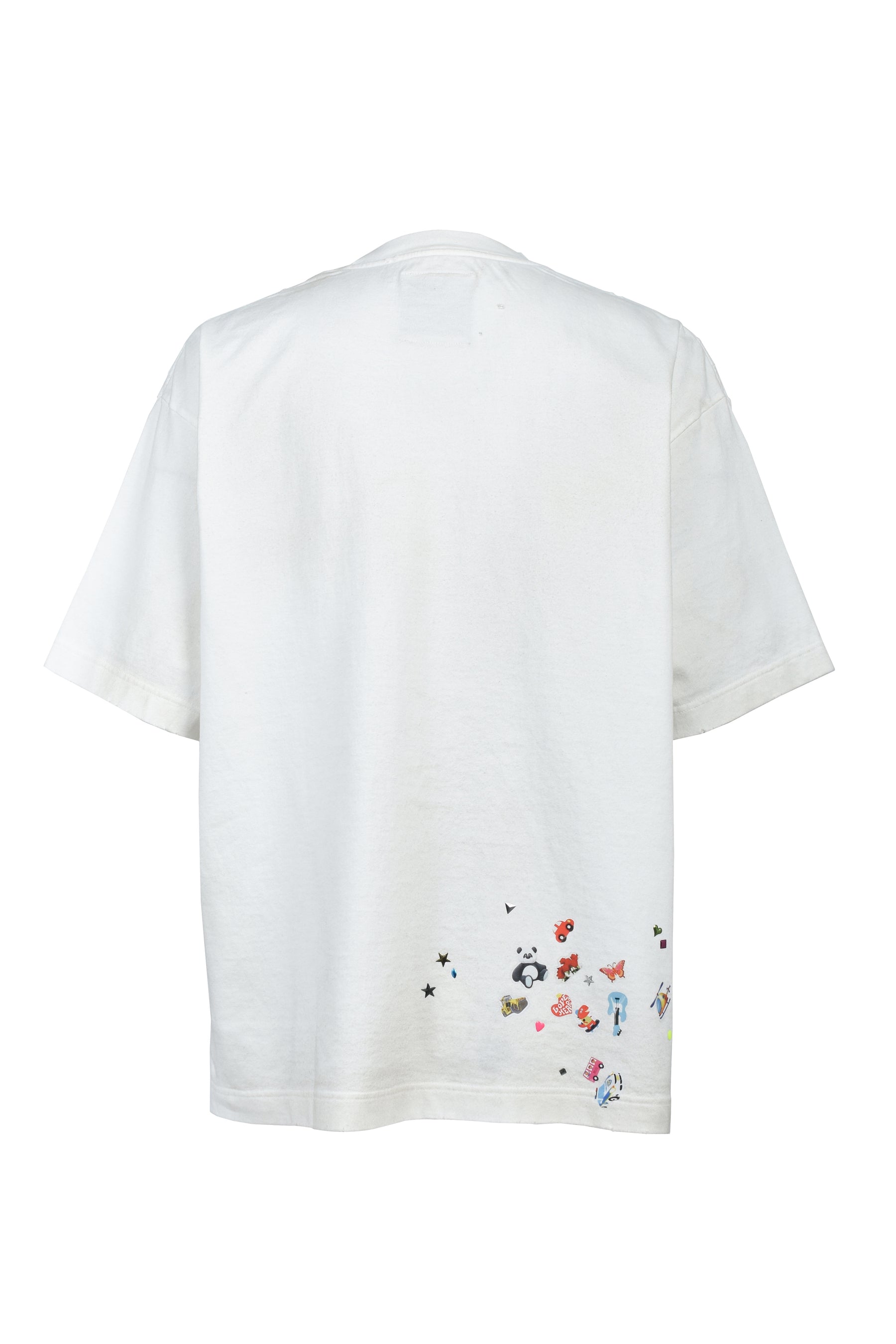 Maison MIHARA YASUHIRO KIDS STICKER TEE / WHT
