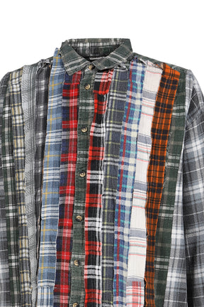 FLANNEL SHIRT -> RIBBON WIDE SHIRT / ASSORTED