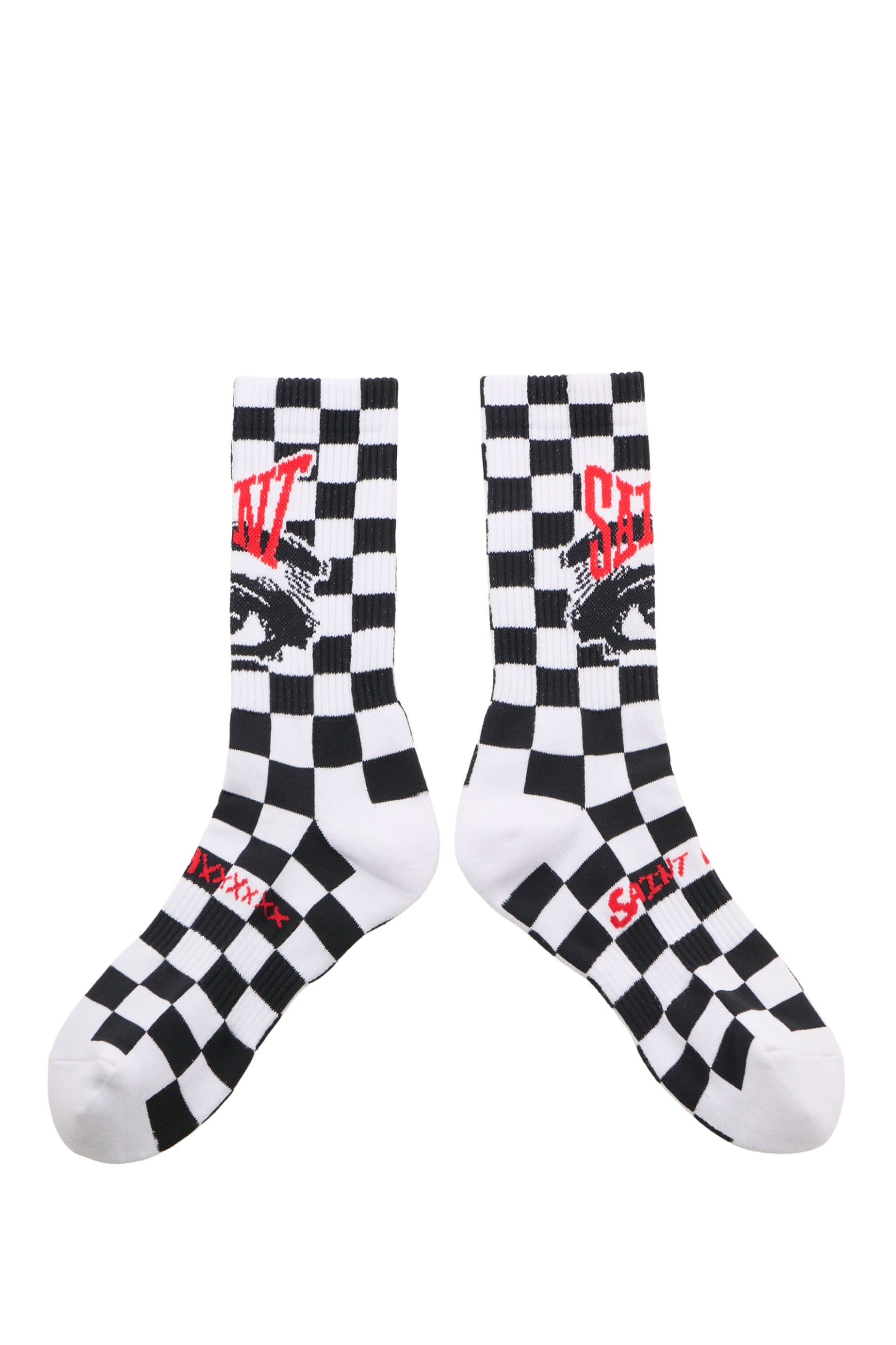 SOCKS/EYE+WHITE / BLK/WHT 