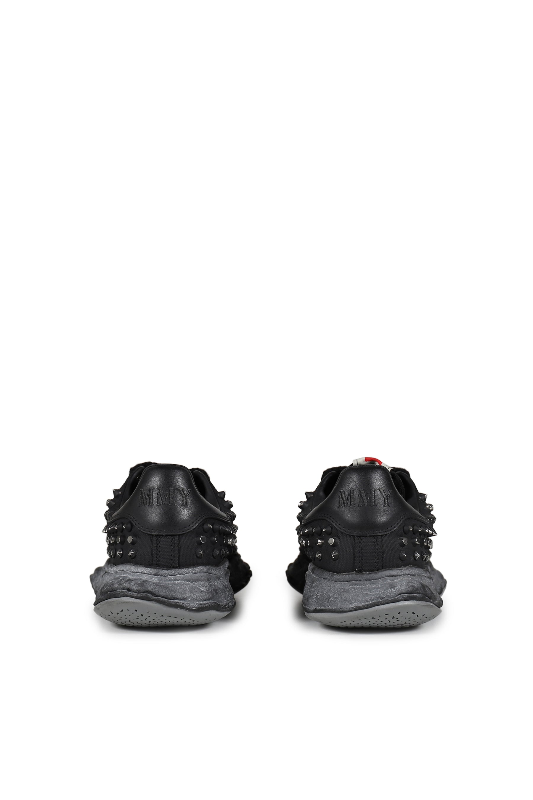 CHARLES STUDDED LOW / BLK BLK 