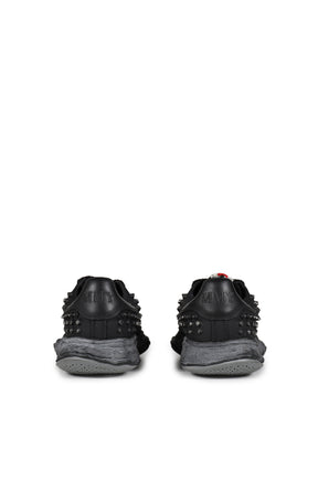 CHARLES STUDDED LOW / BLK BLK 