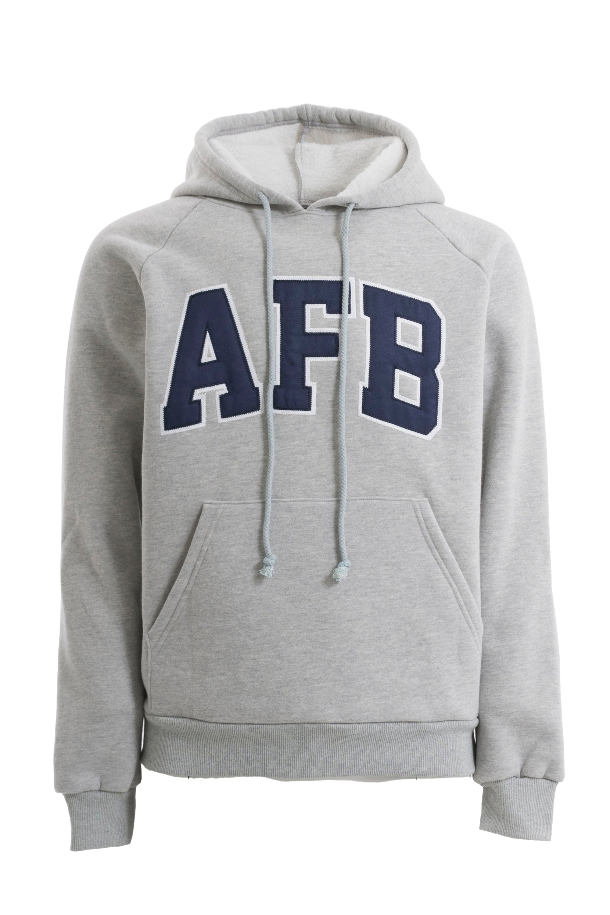 AFB FW22 CLASSIC LOGO RAGLAN HOODIE / GRY - NUBIAN