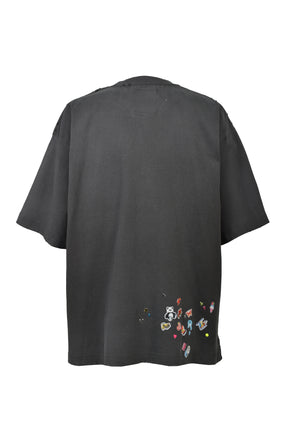 Maison MIHARA YASUHIRO KIDS STICKER TEE / BLK