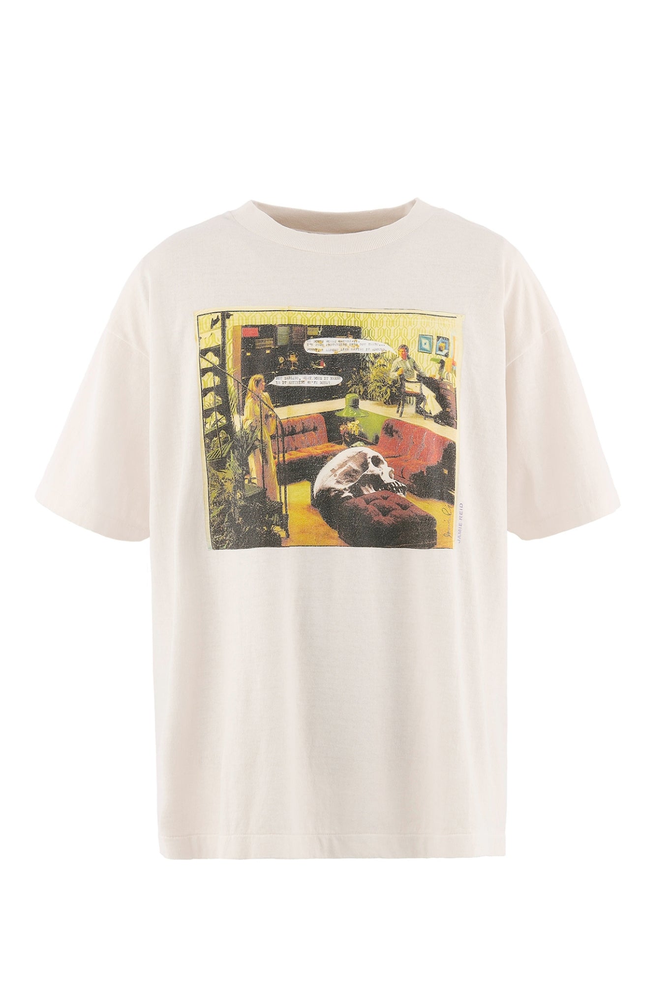 JR_SS T-SHIRT/JAMIE REID / WHT