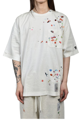 KIDS STICKER TEE / WHT