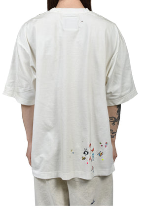 KIDS STICKER TEE / WHT