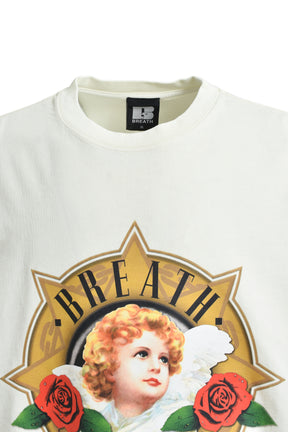 BREATH STARR ANGEL LOGO TEE / CRE