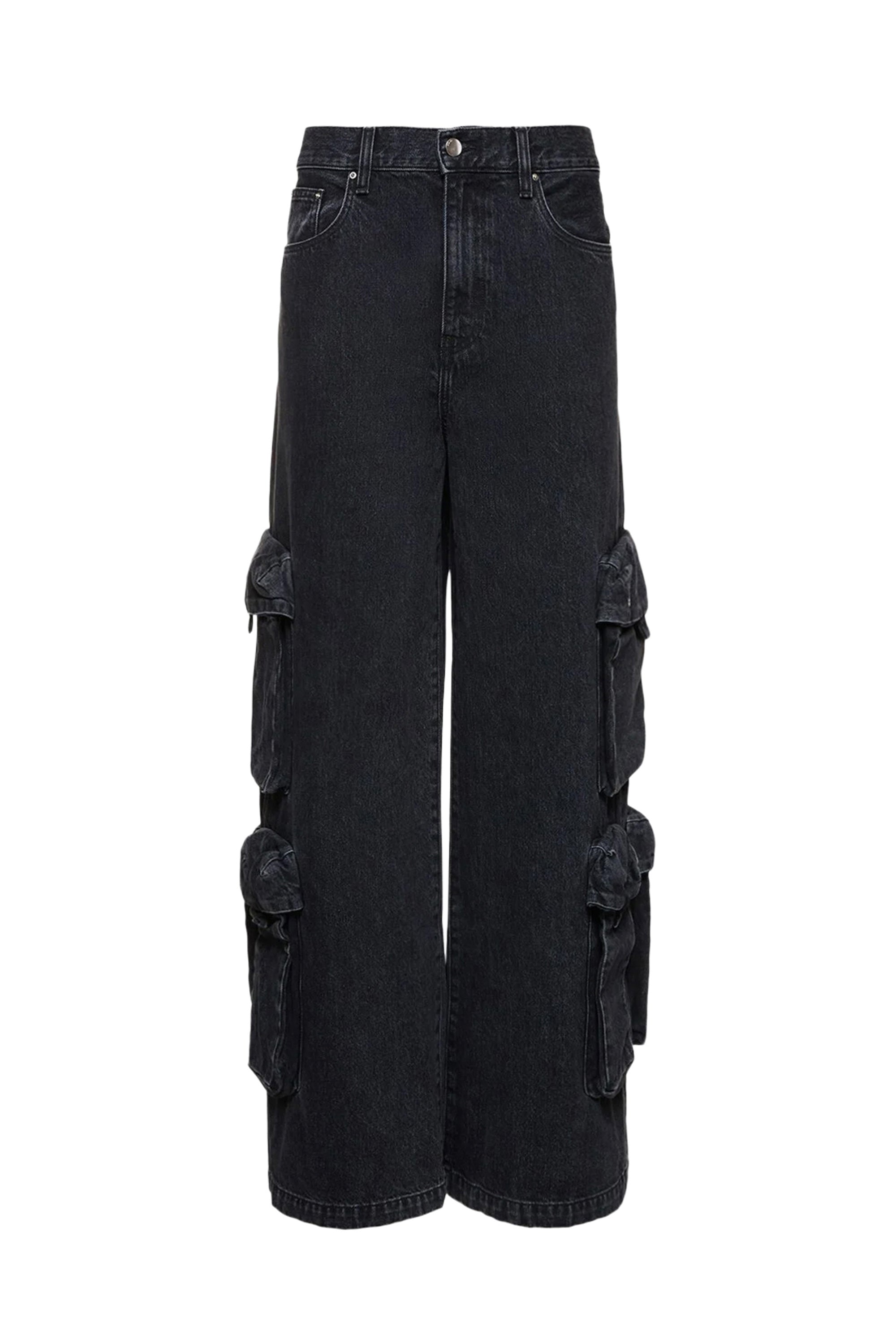 AMIRI アミリSS24 BAGGY CARGO JEAN / FADED BLACK - NUBIAN