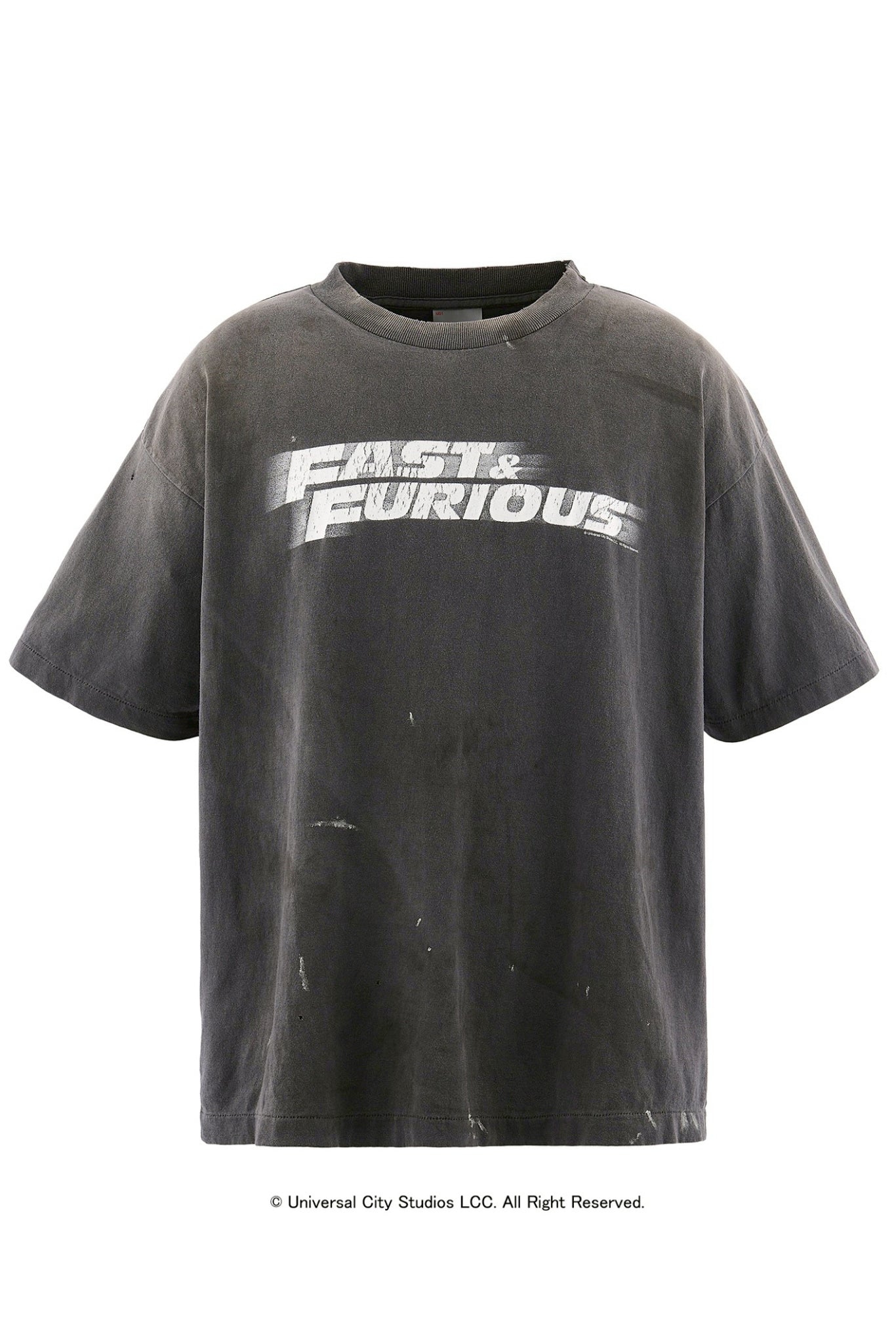FF_SS T-SHIRT/FAST FURIOUS / BLK