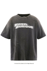 FF_SS T-SHIRT/FAST FURIOUS / BLK