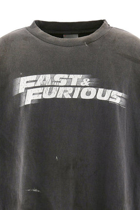 FF_SS T-SHIRT/FAST FURIOUS / BLK