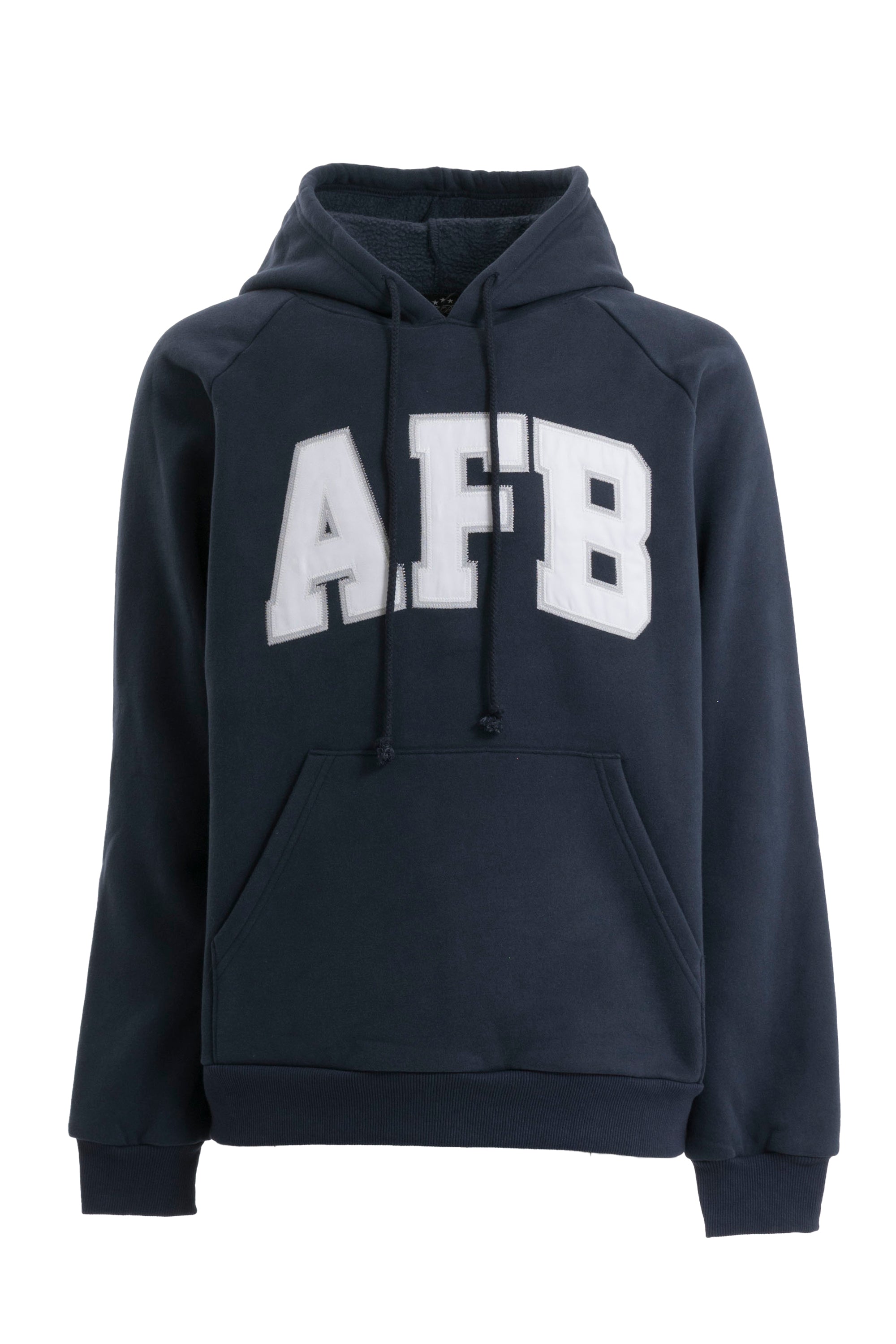 AFB FW22 CLASSIC LOGO RAGLAN HOODIE / NVY - NUBIAN