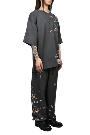 KIDS STICKER TEE / BLK